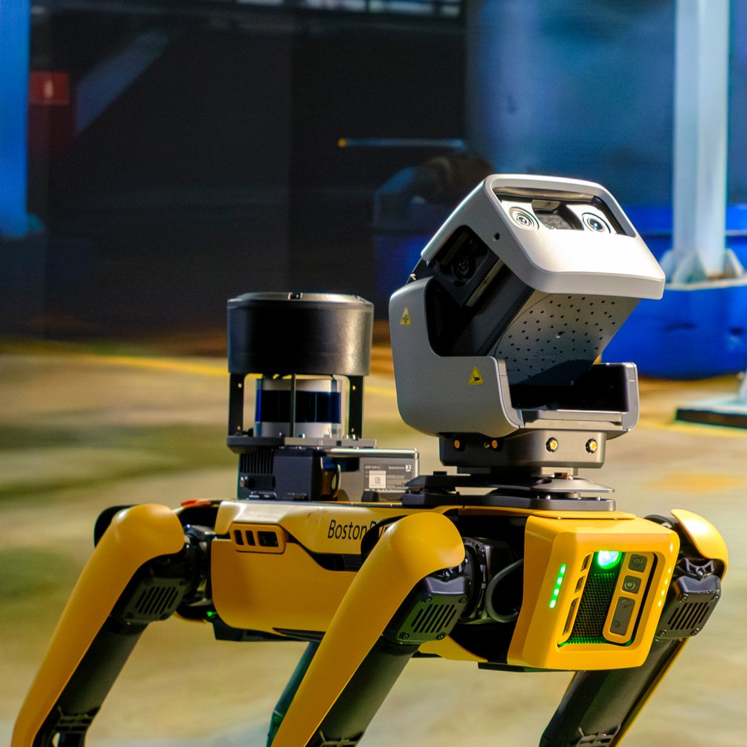 Spot equipped with Spot Cam and EAP payloads